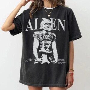 Josh Allen Football T-shirt, Retro Josh Allen T-shirt, Josh Allen Fan Tee